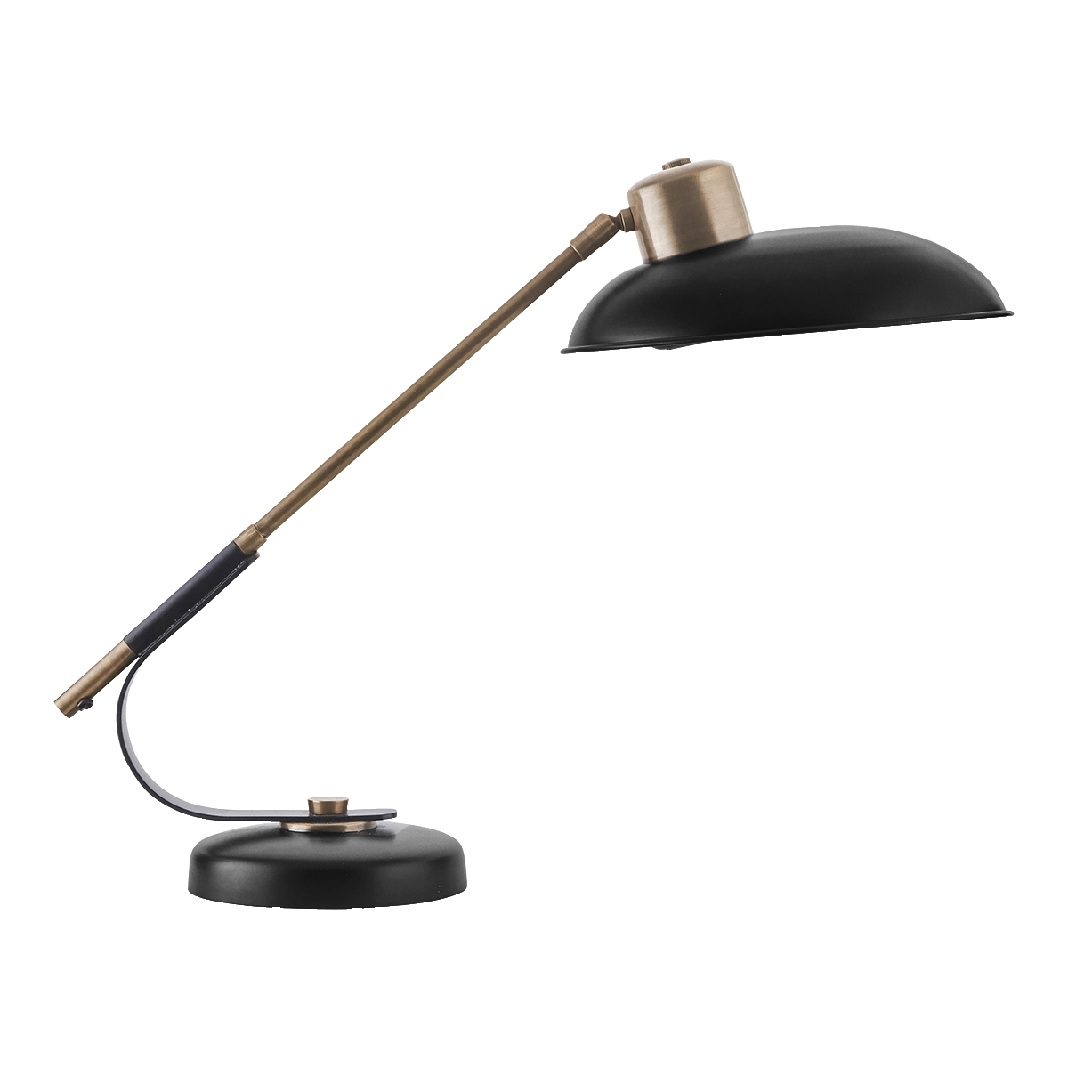 House Doctor Bordlampe, HDArt Deco, Sort