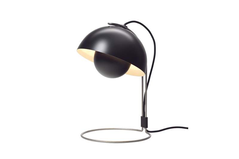 Verner Panton VP4 bordlampe mat sort