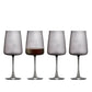 lyngby glas krystal zero rødvinsglas 54cl smoke - 8 stk.