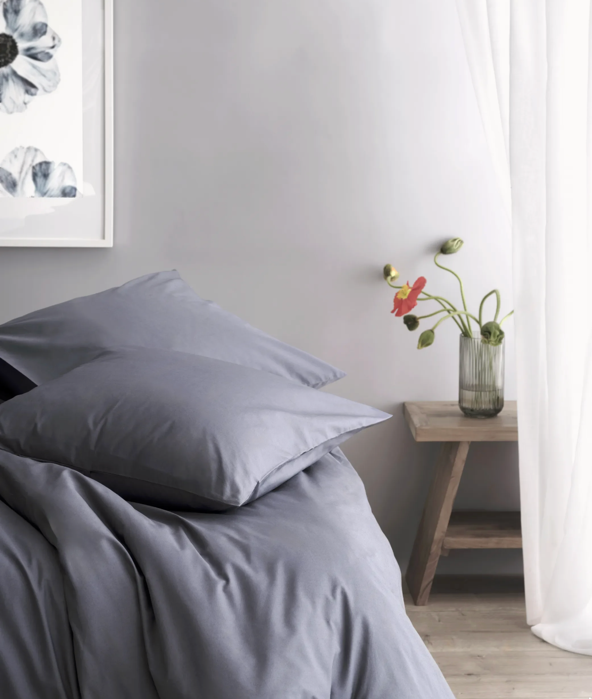 By Mogensen dansk designer ØKO Sengetøj, grå - 2 sæt