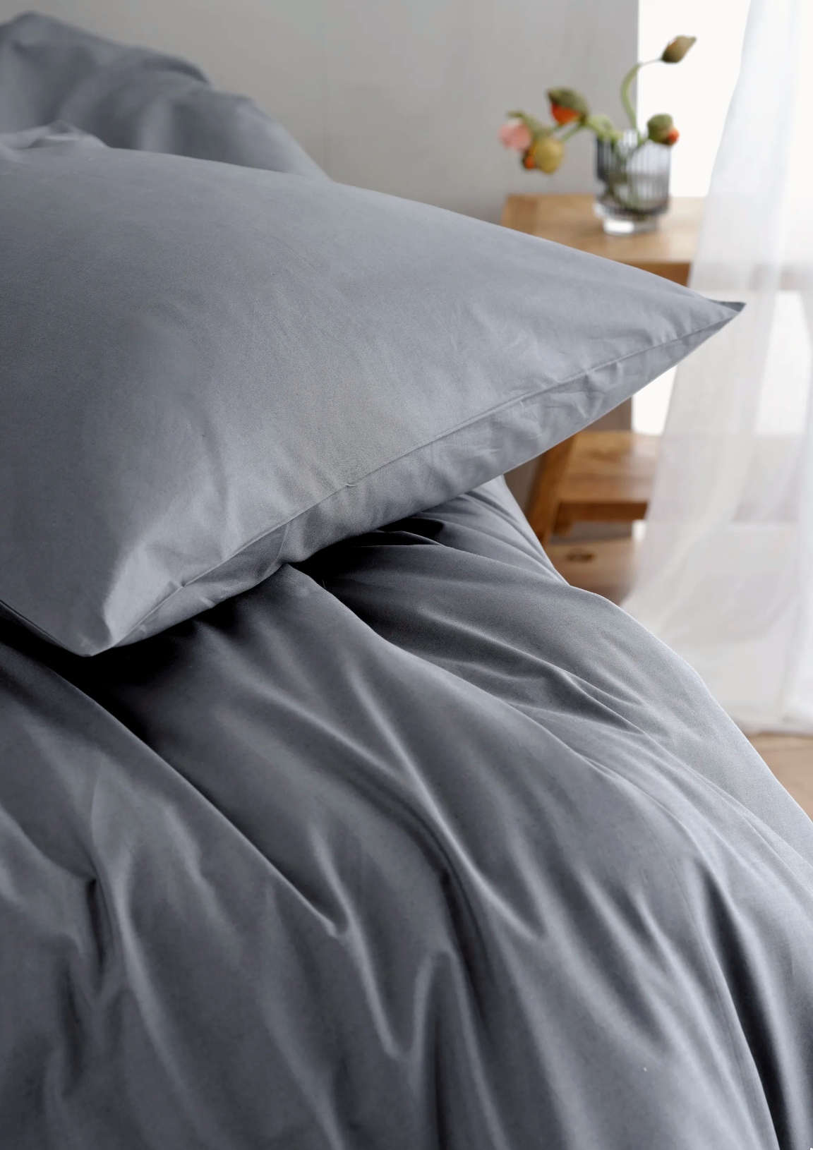 By Mogensen dansk designer ØKO Sengetøj, grå - 2 sæt