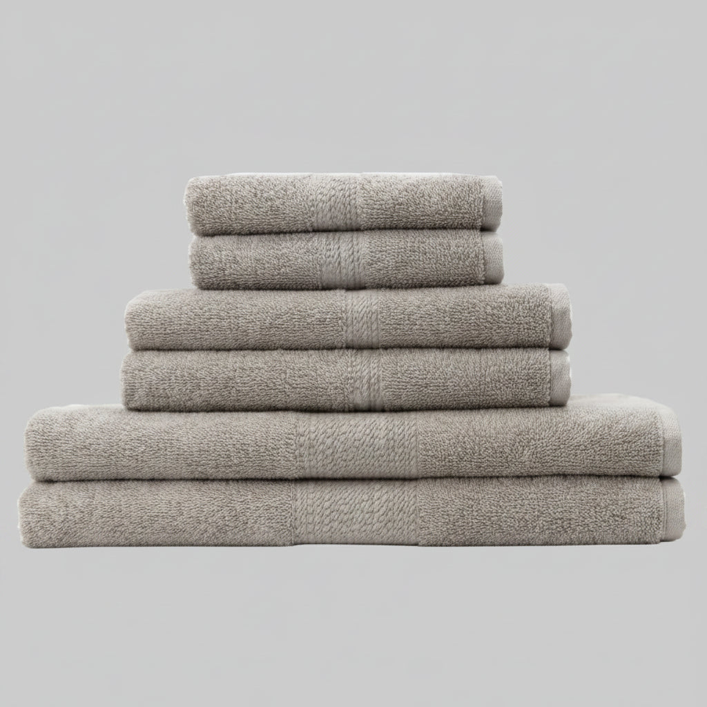 LAGERSALG: Georg Jensen Damask Håndklædepakke 6 stk. L, Taupe