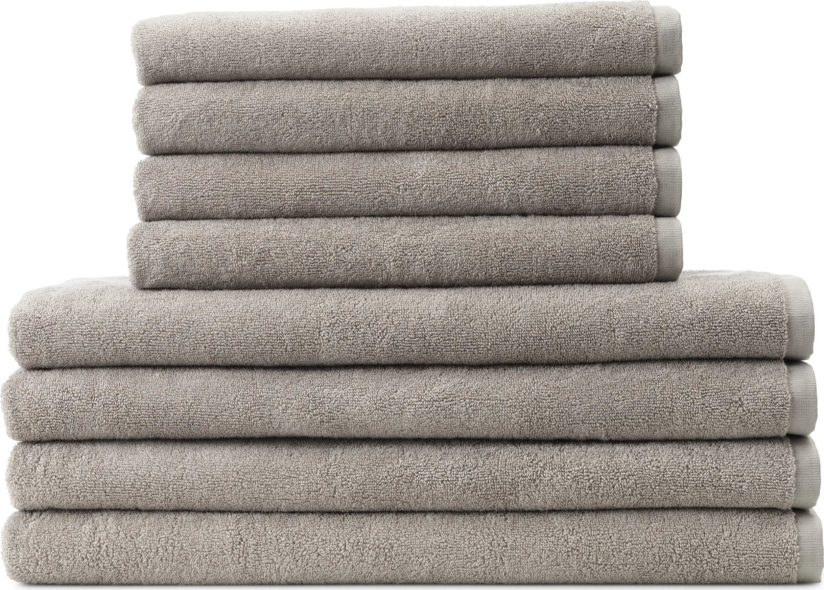 Georg Jensen Damask håndklædepakke 8 stk. XXL, Sage Grøn eller Taupe