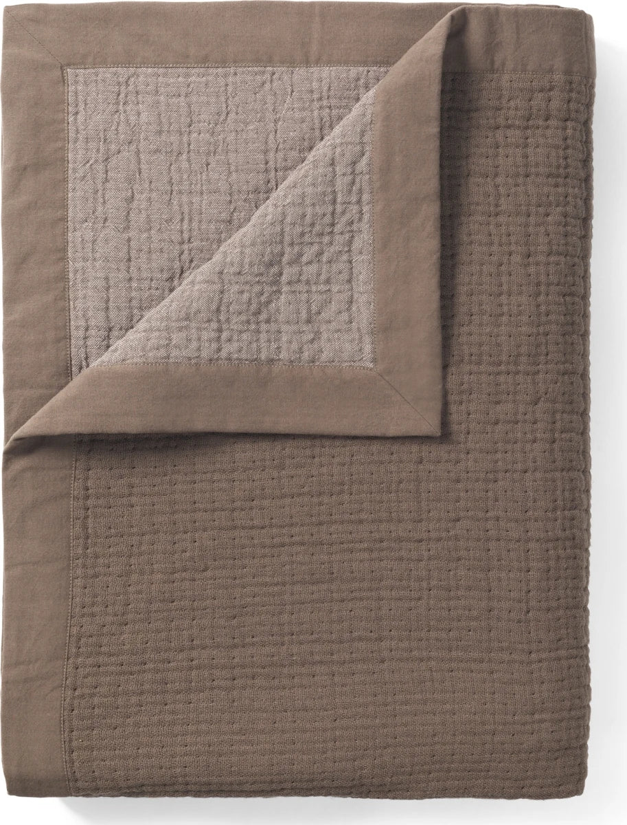 Georg Jensen Damask Quilt Tæppe 130x180 cm, walnut