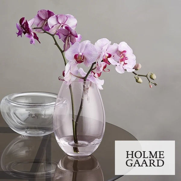 Holmegaard Cocoon Vase H11,5, rosa