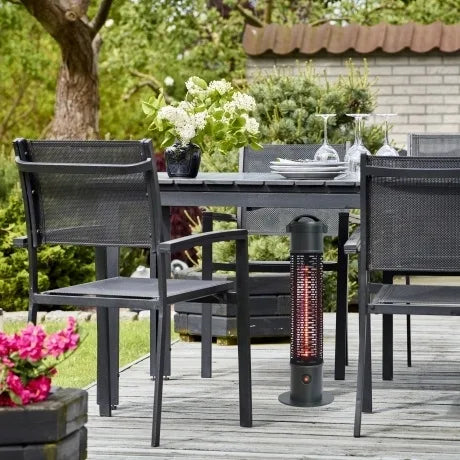 HORTUS Terrassevarmer under bord, 1200 W, Sort