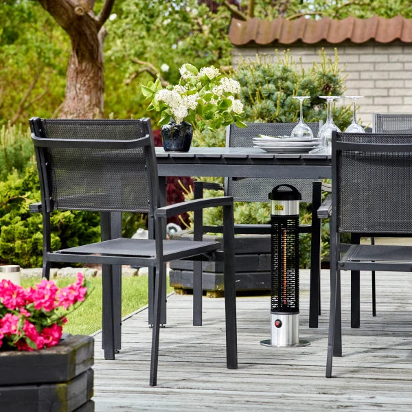 Rørvig Hortus Terrassevarmer under bord, 1200 W, Sølv