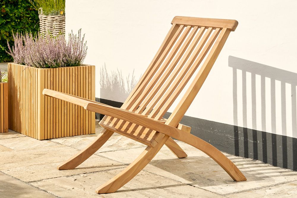 Noble Denmark Lido loungestol i teaktræ