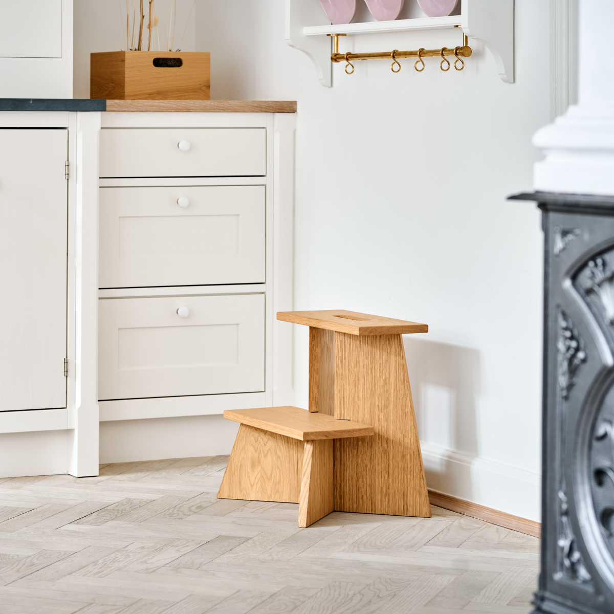 Kath&Andersen KA54 trappeskammel i egetræ