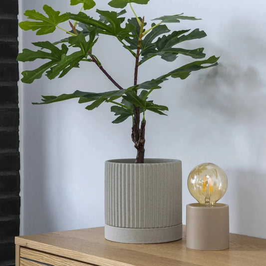 Milano LED Lampe, sand, 2 stk.